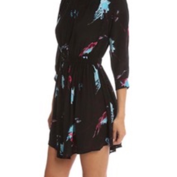 Thakoon Dresses & Skirts - Thakoon Flounce Dress Black Silk Size 2